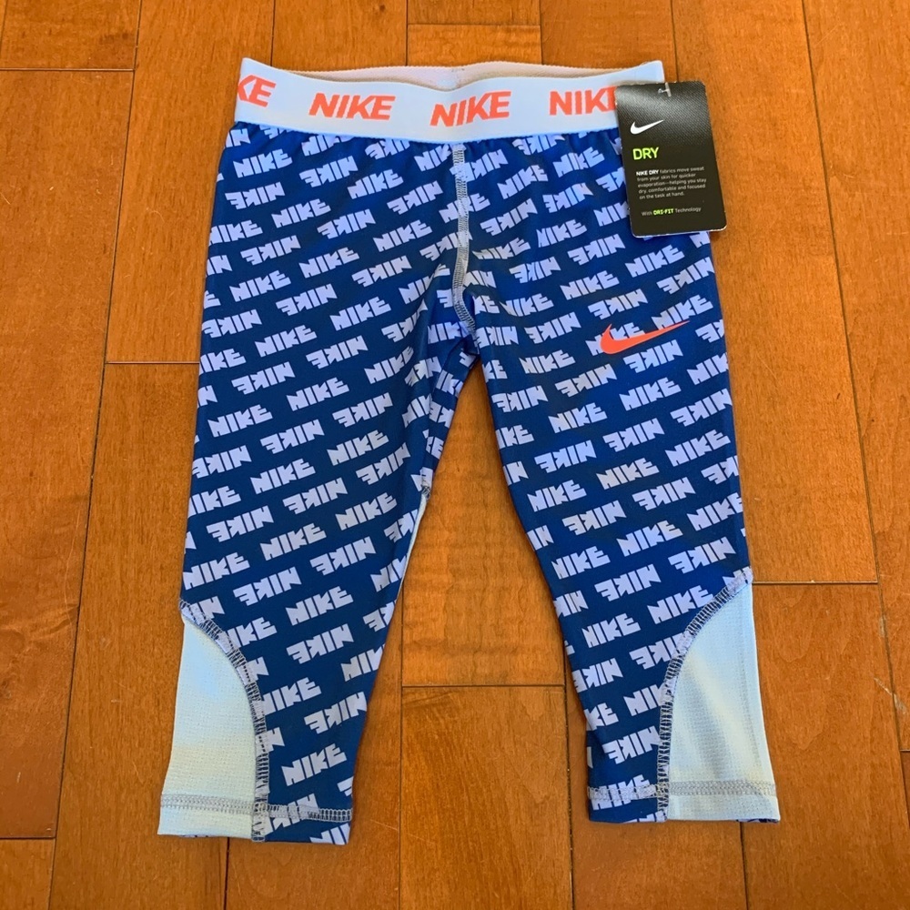 Nike Indigo force Dri-fit knee length leggings